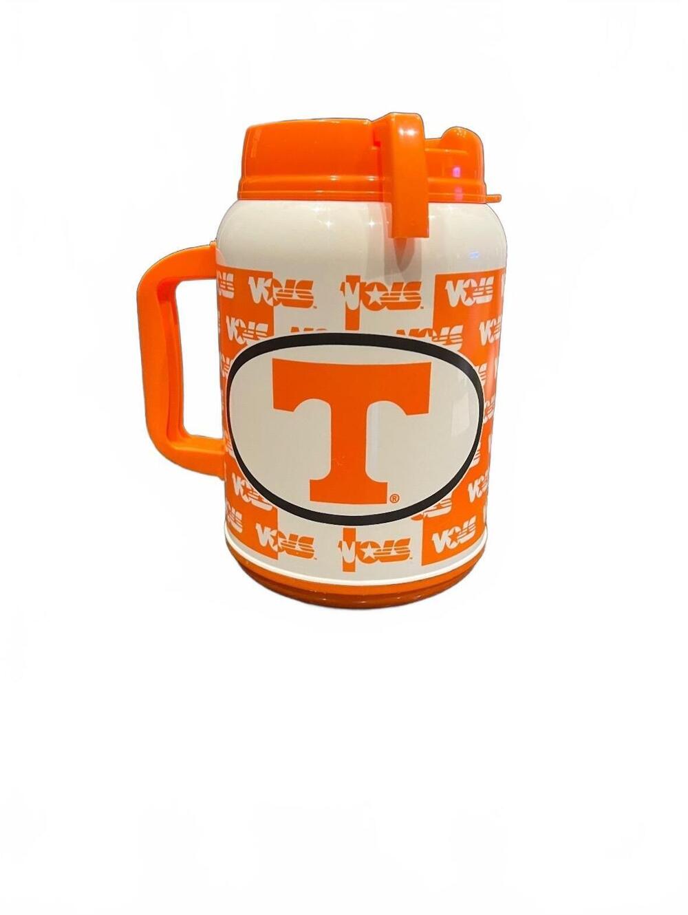 Vintage 1990s Whirley Brand Tennessee Volunteers Insulated Jug with Handle 64 oz